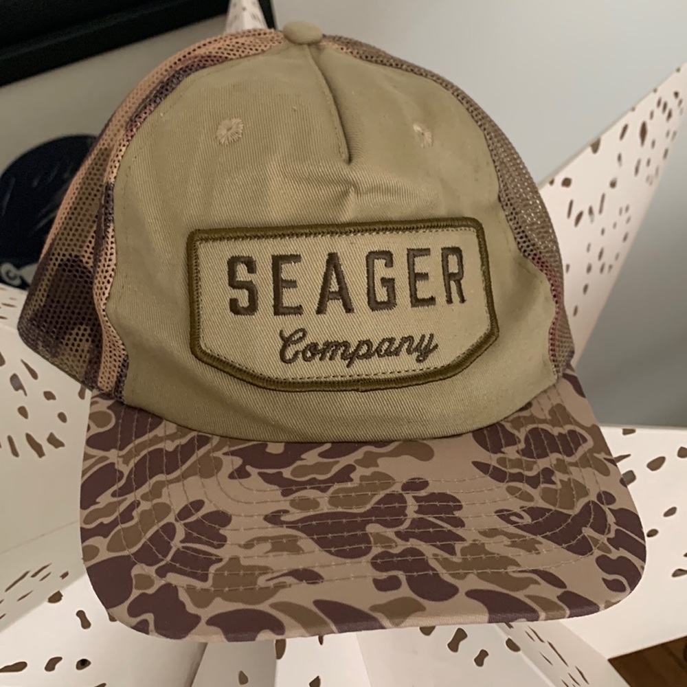 Seager Camo Hat Mesh Snapback